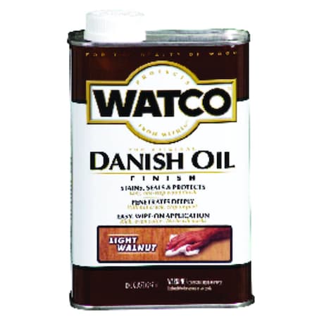 Watco Watco Transparent Light Walnut Oil-Based Danish Oil 1 qt A65541